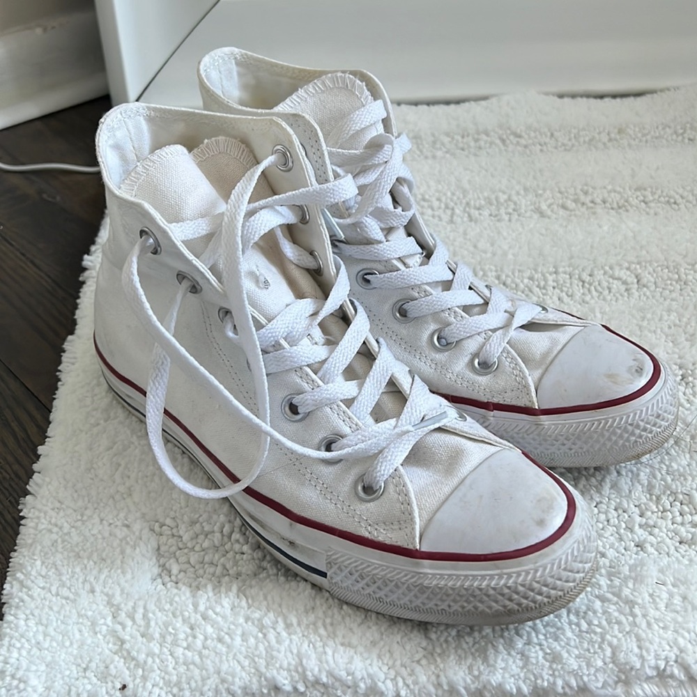White high top converse